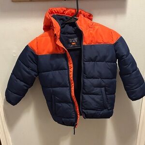 The Children's Place Orange and Navy Jacket